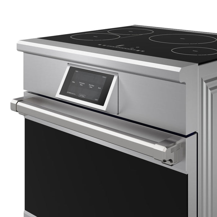 THOR Kitchen X Series 30" 4.8 cu. ft. Professional Smooth Glass Top Induction Range with Tilt Panel Touch Control, Self-Clean and Air Fry in Stainless Steel - XRI30E