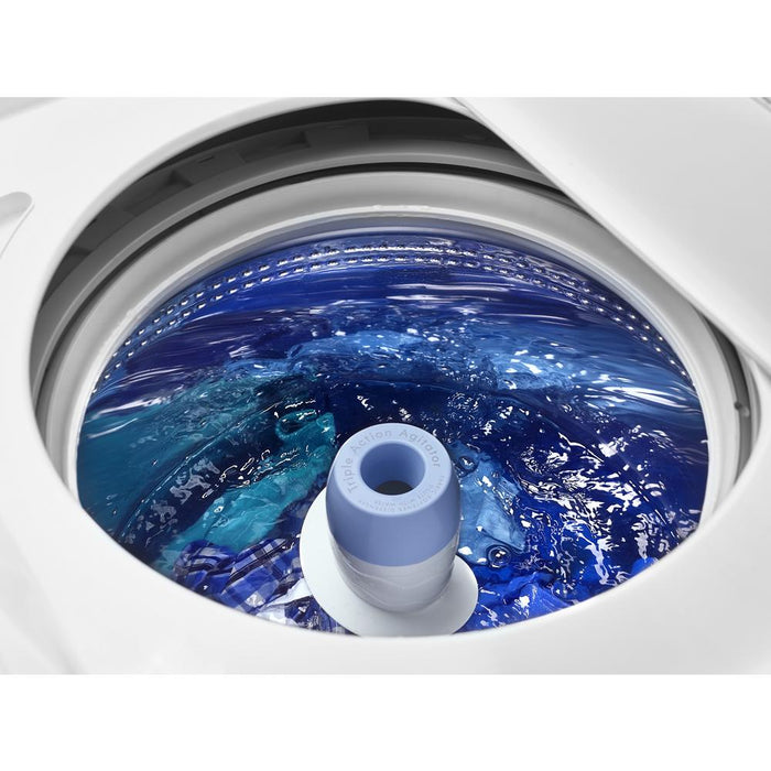 Kenmore 27 in. 3.8 cu.ft. Top Load Washer with Agitator & Stainless Steel Basket- White, KM2620362